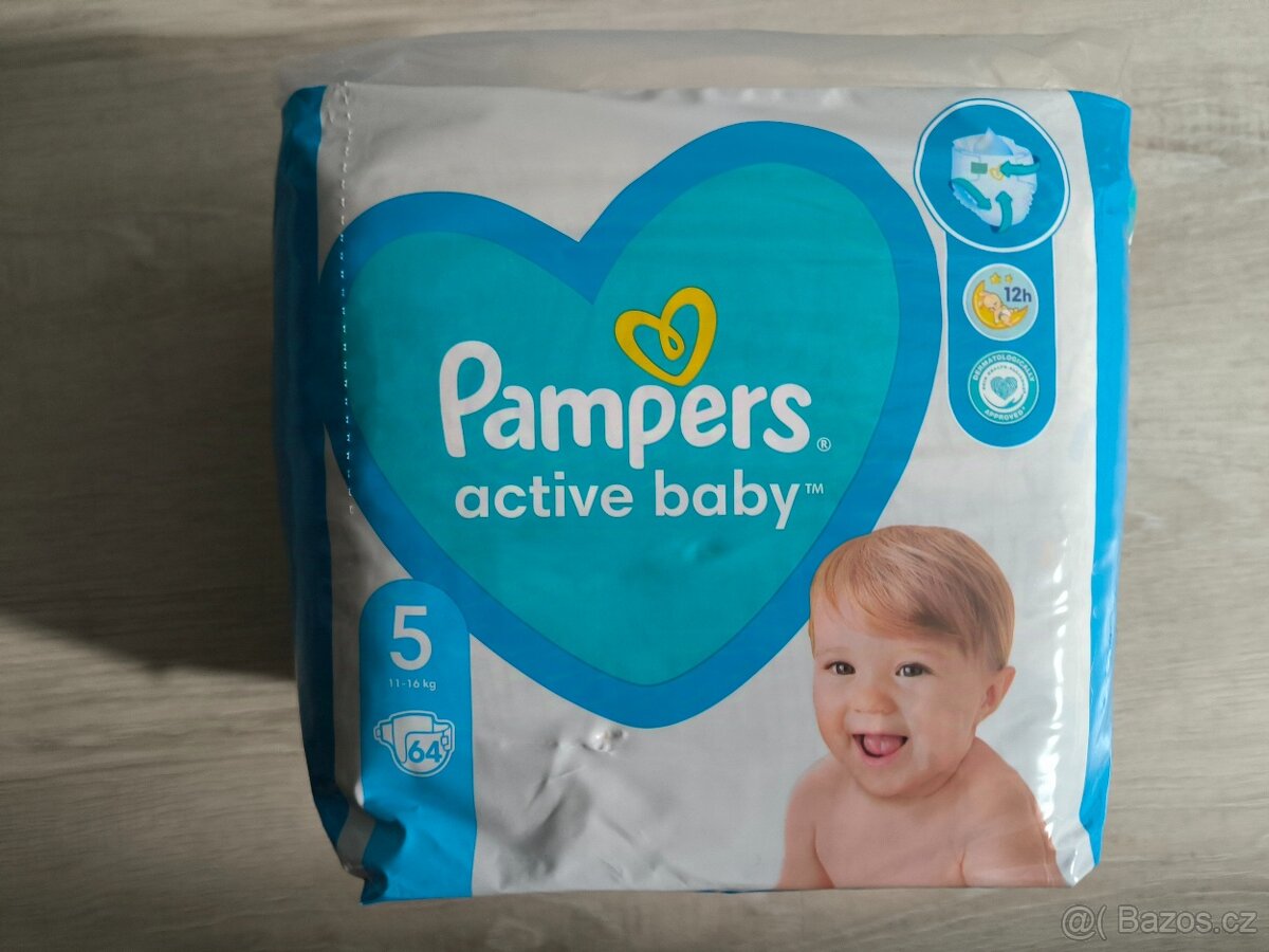 Plenky Pampers active baby 5