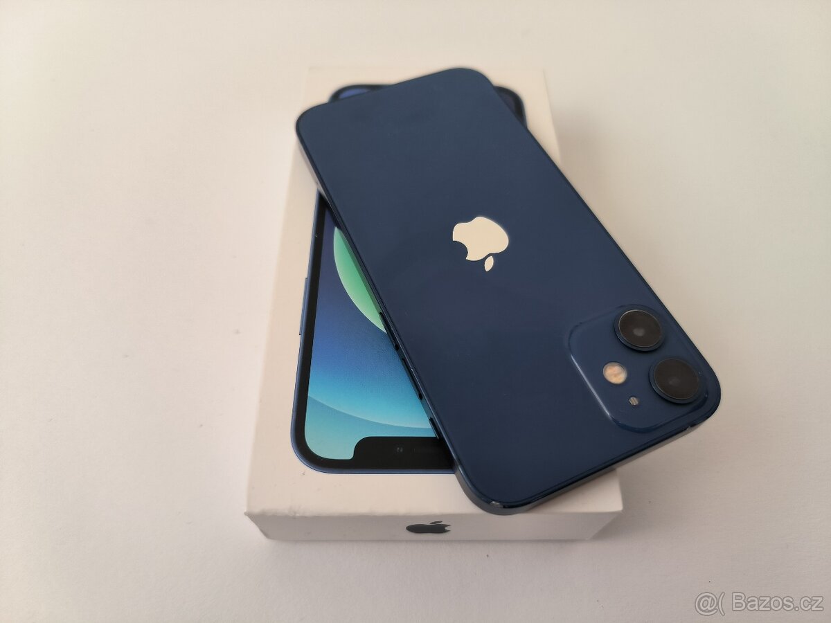 apple iphone 12 mini 64gb Blue / Batéria 100%