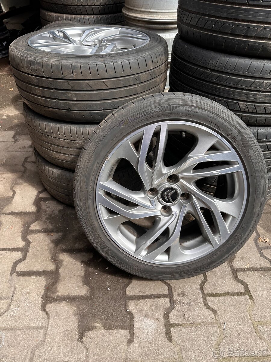 sada alu kol Citroen DS4 - C4 s pneu 225/45 R17