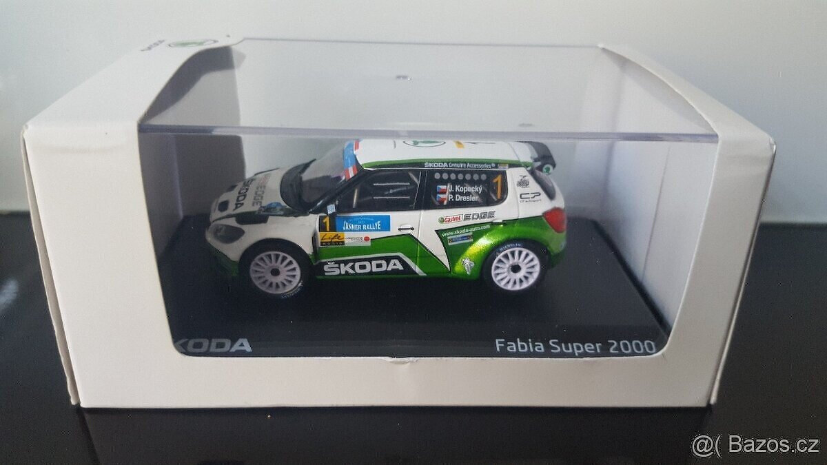 PRODÁM - RARE Škoda Fabia S2000 Jänner Rally 2013 #1 1:43