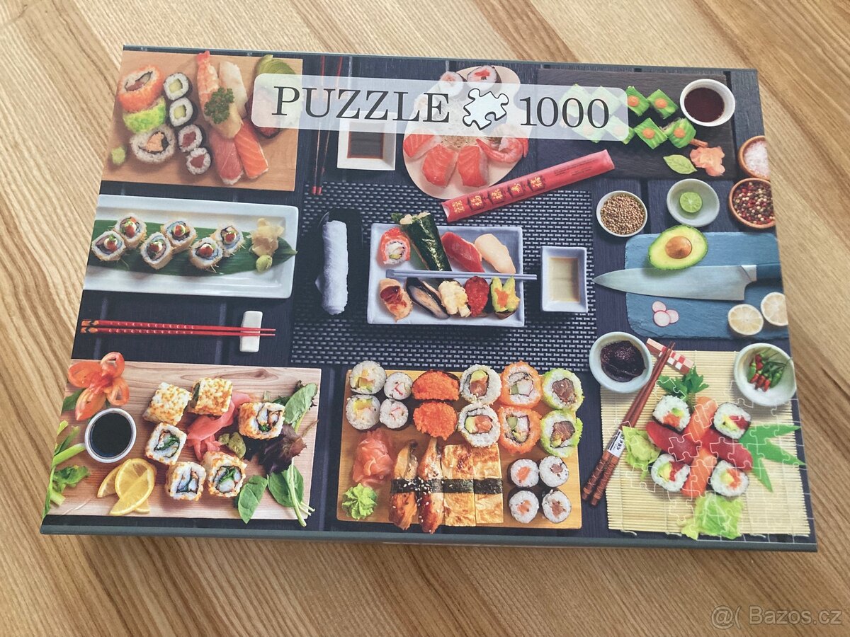 Nové puzzle 1000 ks sushi