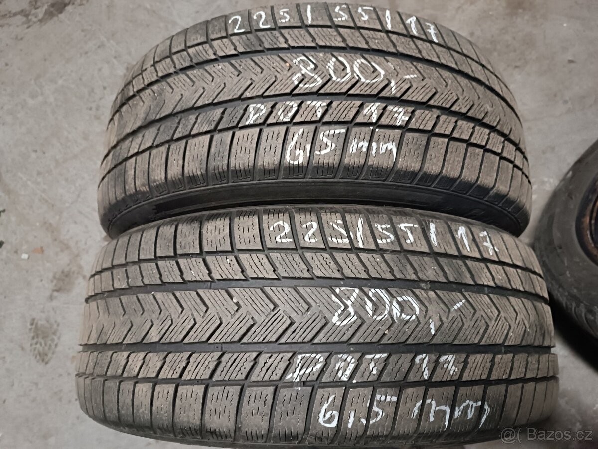 225/55/17 zimní 2 kusy