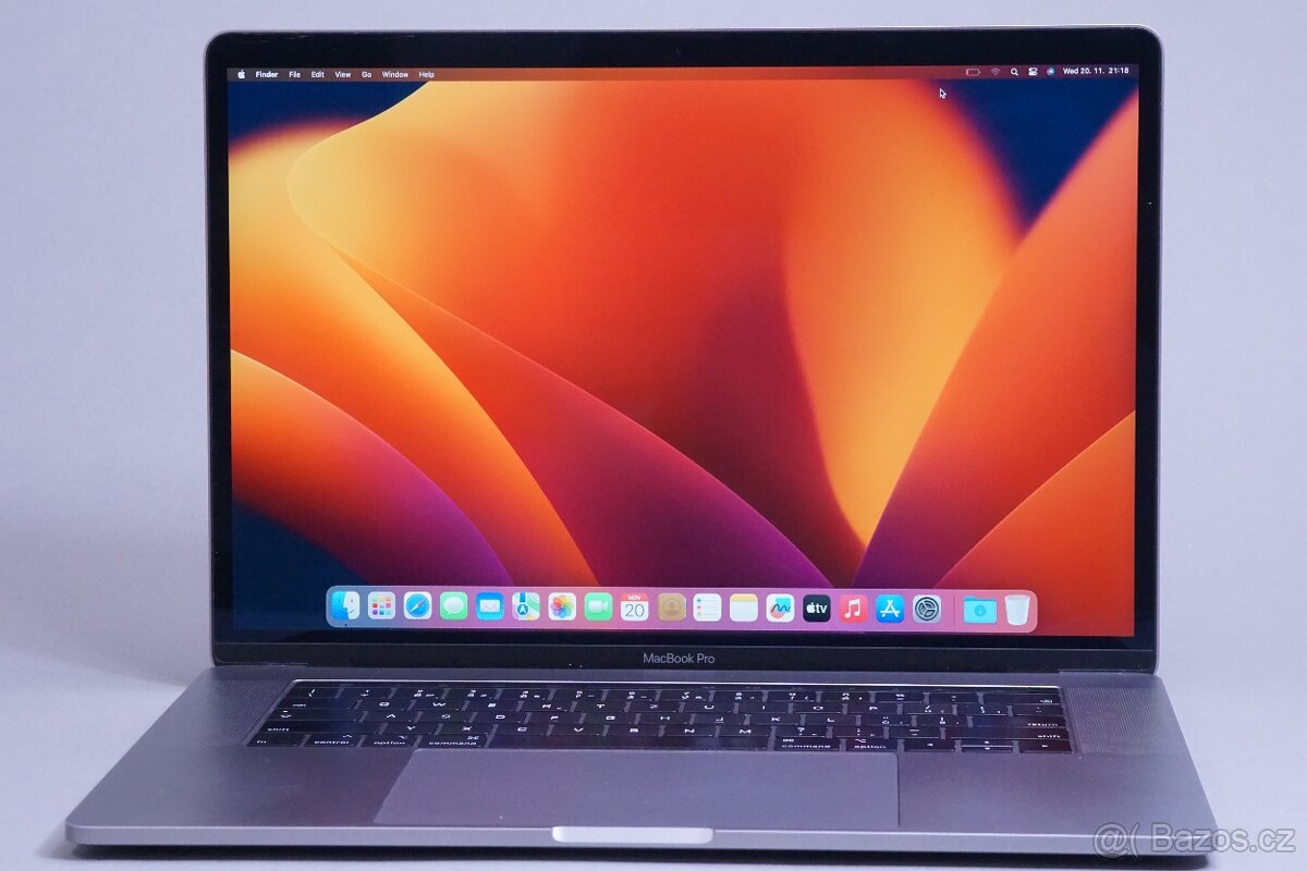 ZÁRUKA/Macbook Pro15.4" TB/I7 2.2GHZ/16GB RAM/256GB SSD/CZ/