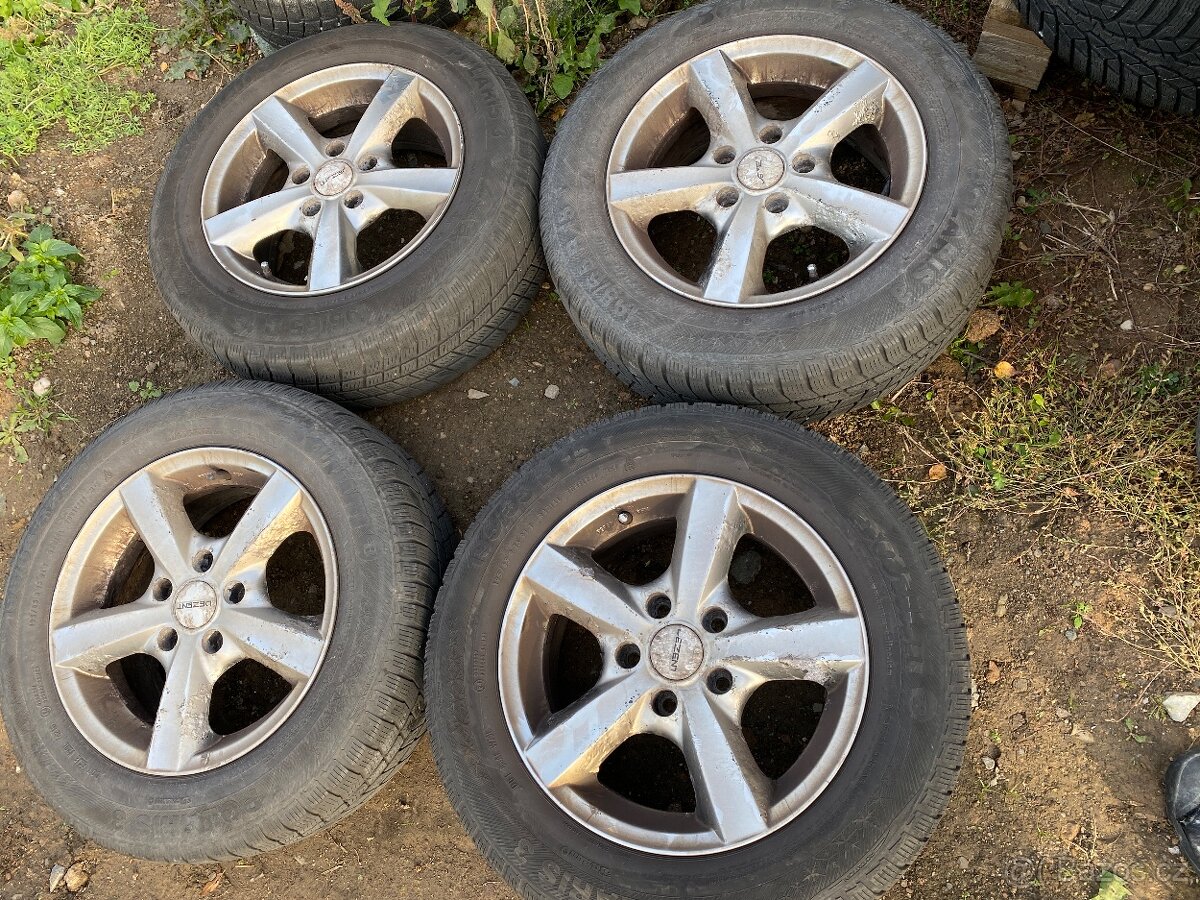 Alu kola 15” 5x112 a zimní pneu 195/65/R15