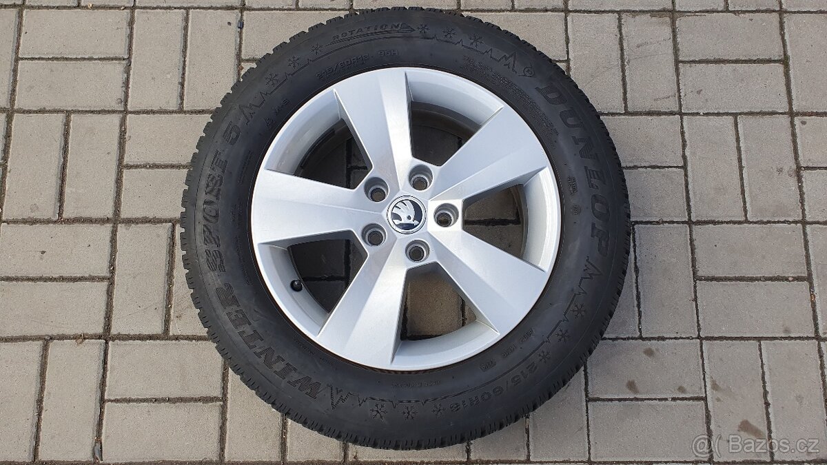 Zimní Sada Alu Kola 5x112 215/60 R16 Škoda Superb 3