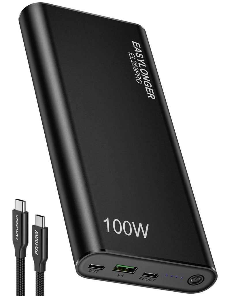 EASYLONGER Power Bank PD 100 W 26800 mAh