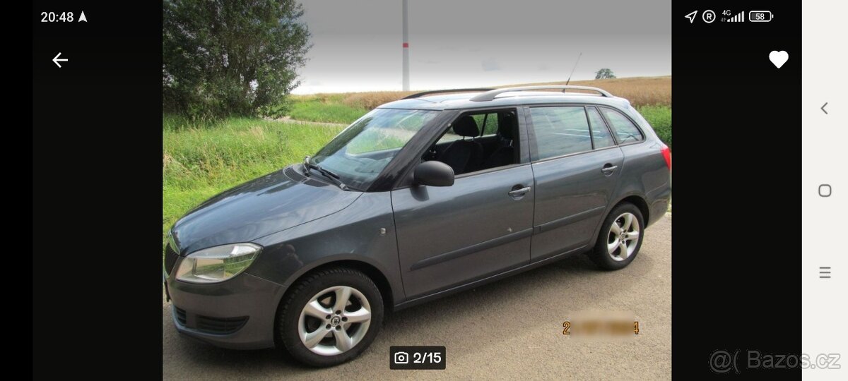 2010 Škoda Fabia 2 facelift 1.4i 16V combi