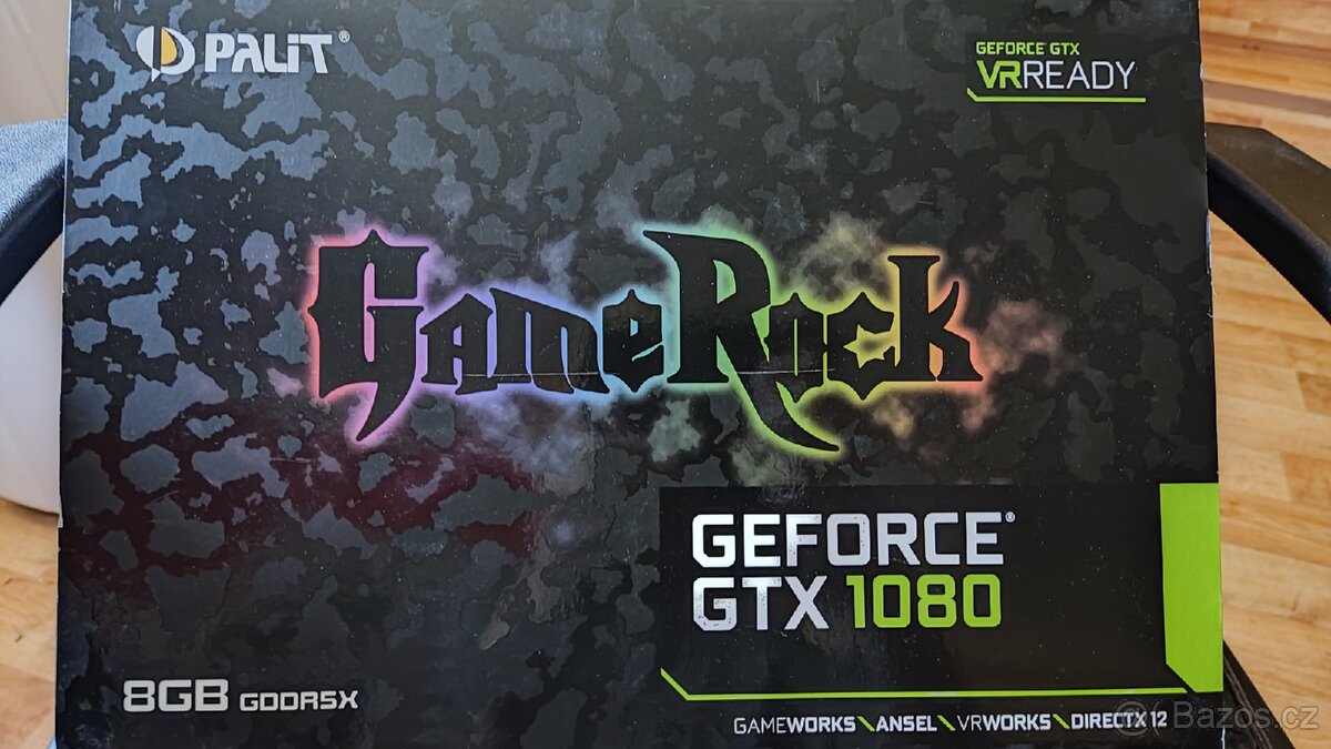 Herní grafika PALiT GeForce GTX 1080 GameRock, 8GB GDDR5X