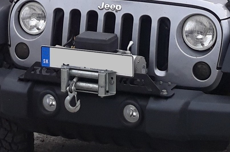 °IIIIIII°JEEP WRANGLER JK/JKU platňa pod naviják