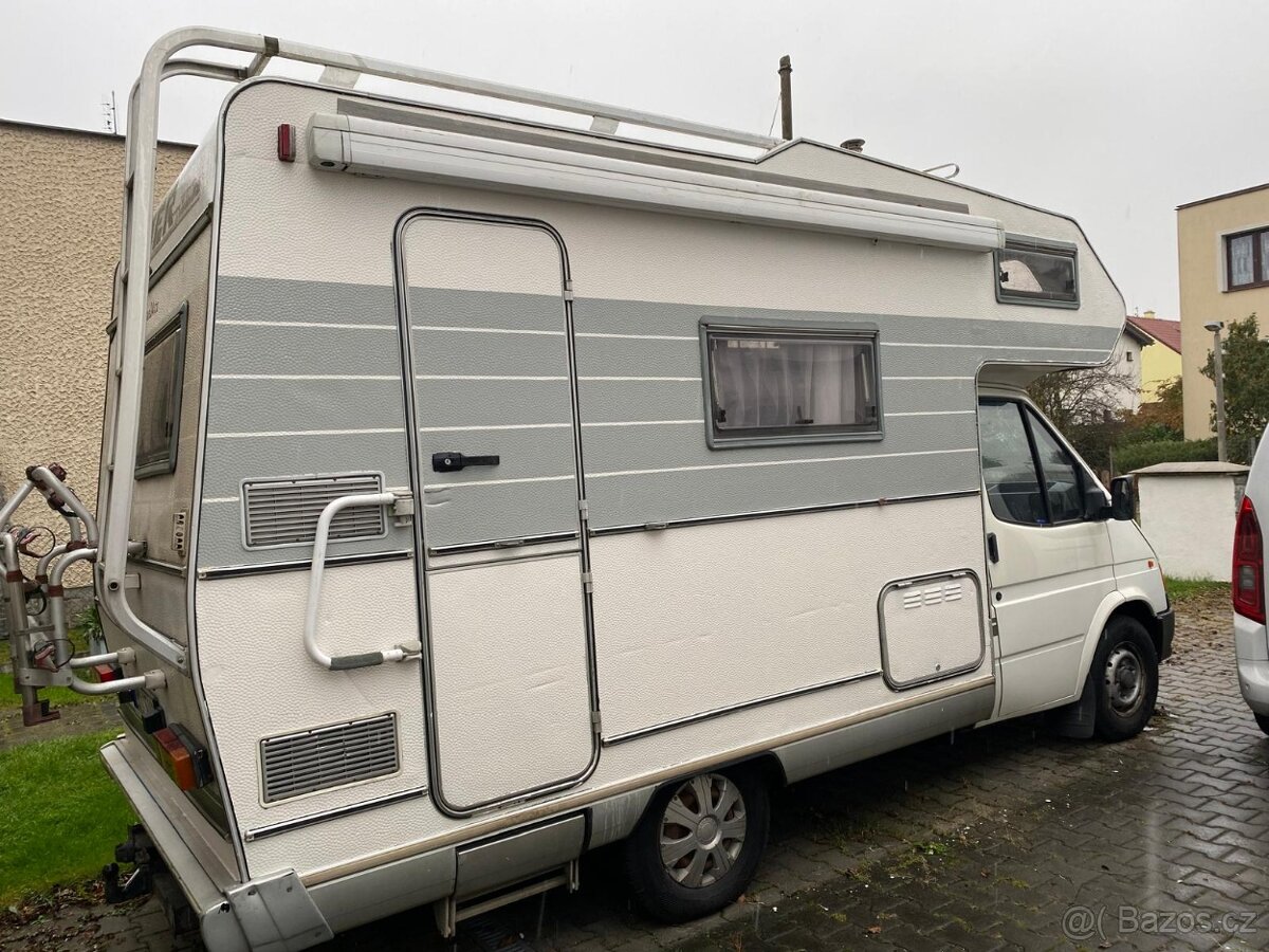 Ford Hymer 48, 2,5D, 1993, 75000km, závěs