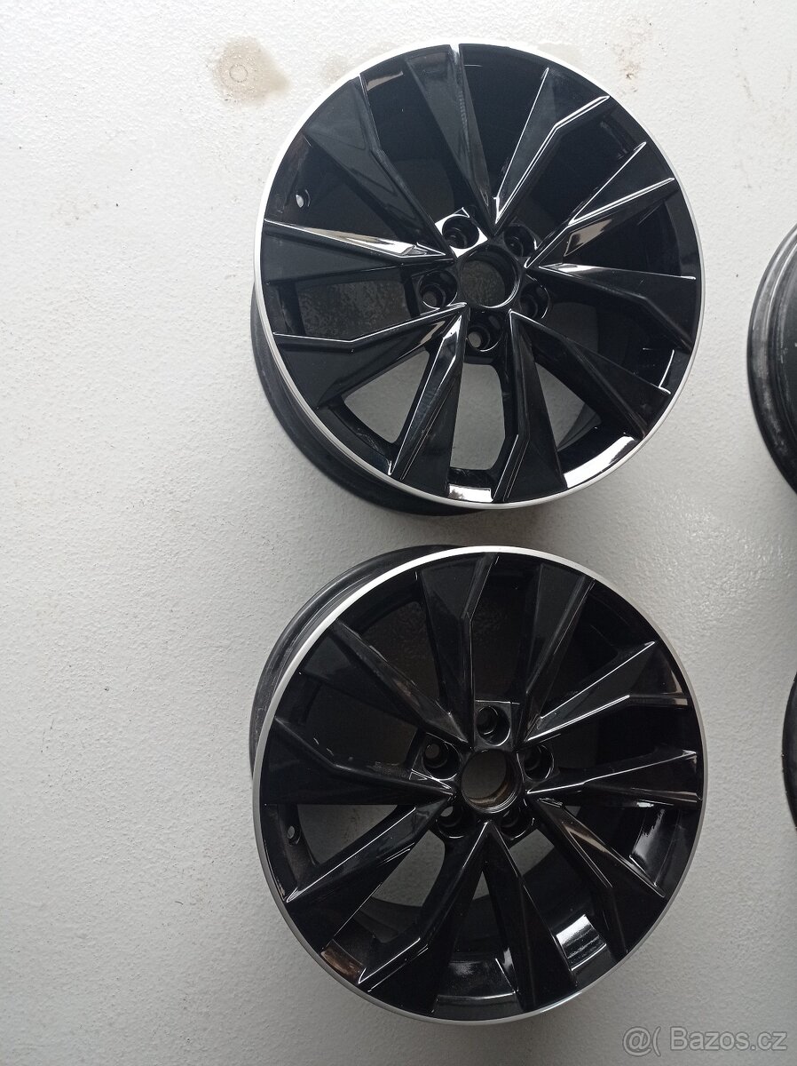 3x al disk ITALIA 16" originál Škoda Rapid, Fabia III Monte