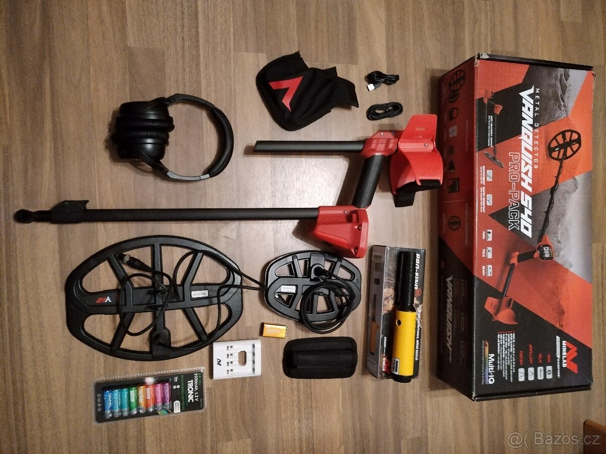 Detektor kovu Minelab Vanquish 540 Pro Pack