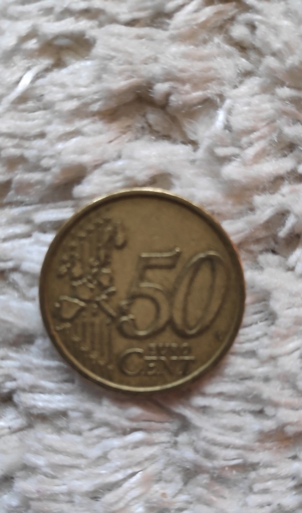 Euromince, 50 centov Italy rok 2002