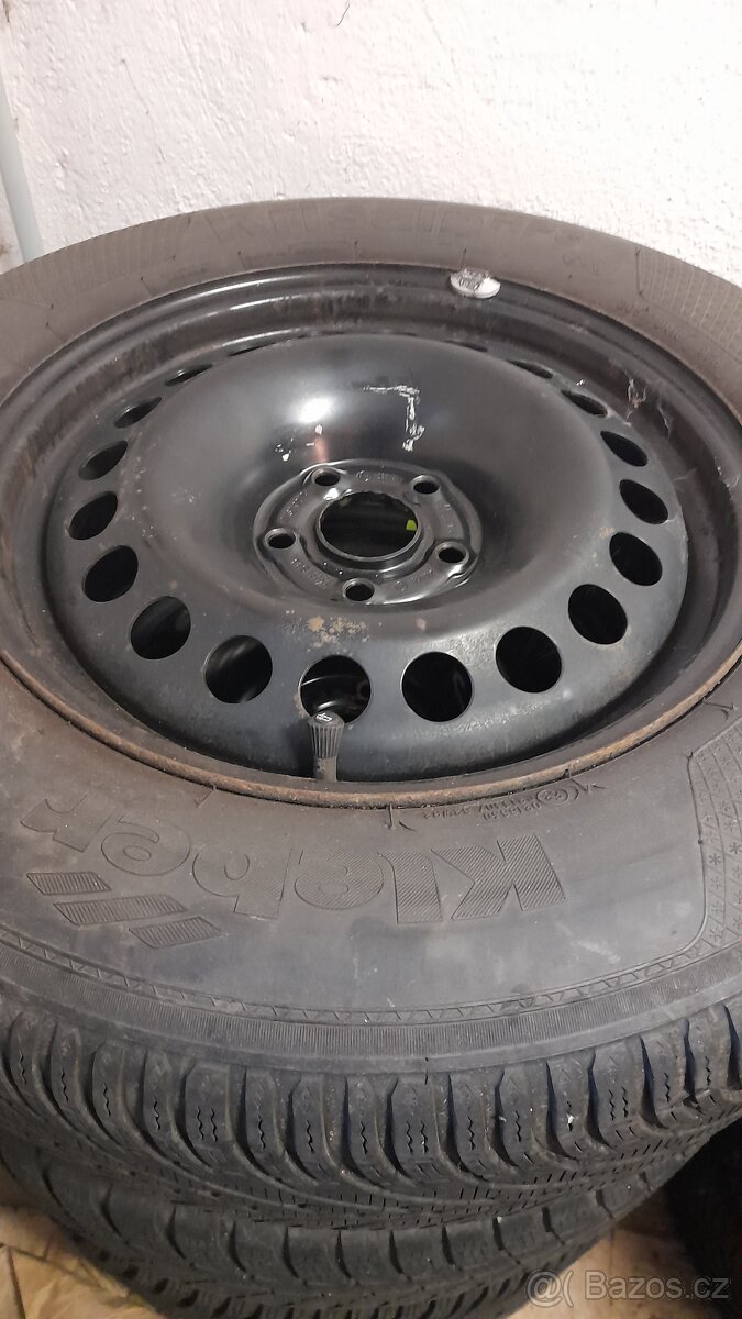 Prodám 4ks zimních kol zn. Kleber 205/70 R16 vhodné pro Opel