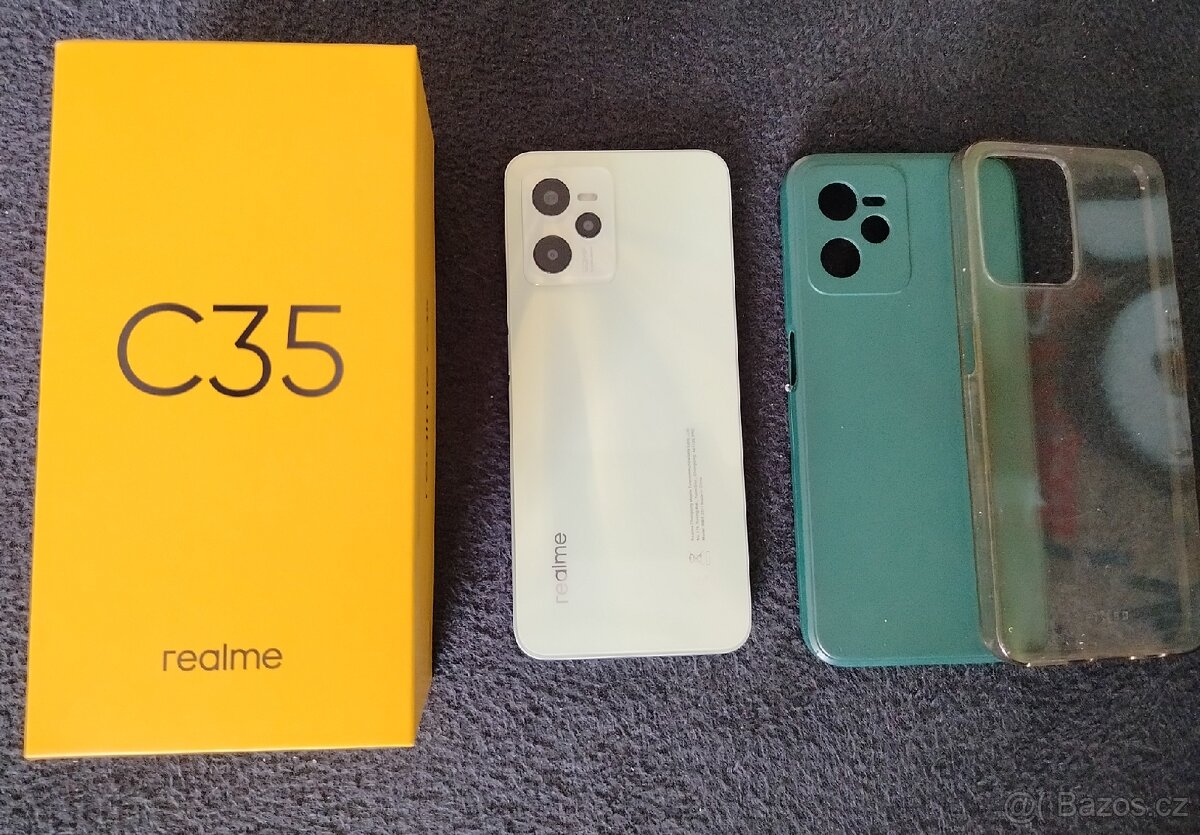 REALME C35 4/64GB - JAKO NOVÝ + DVA KRYTY A POŠTOVNÉ ZDARMA