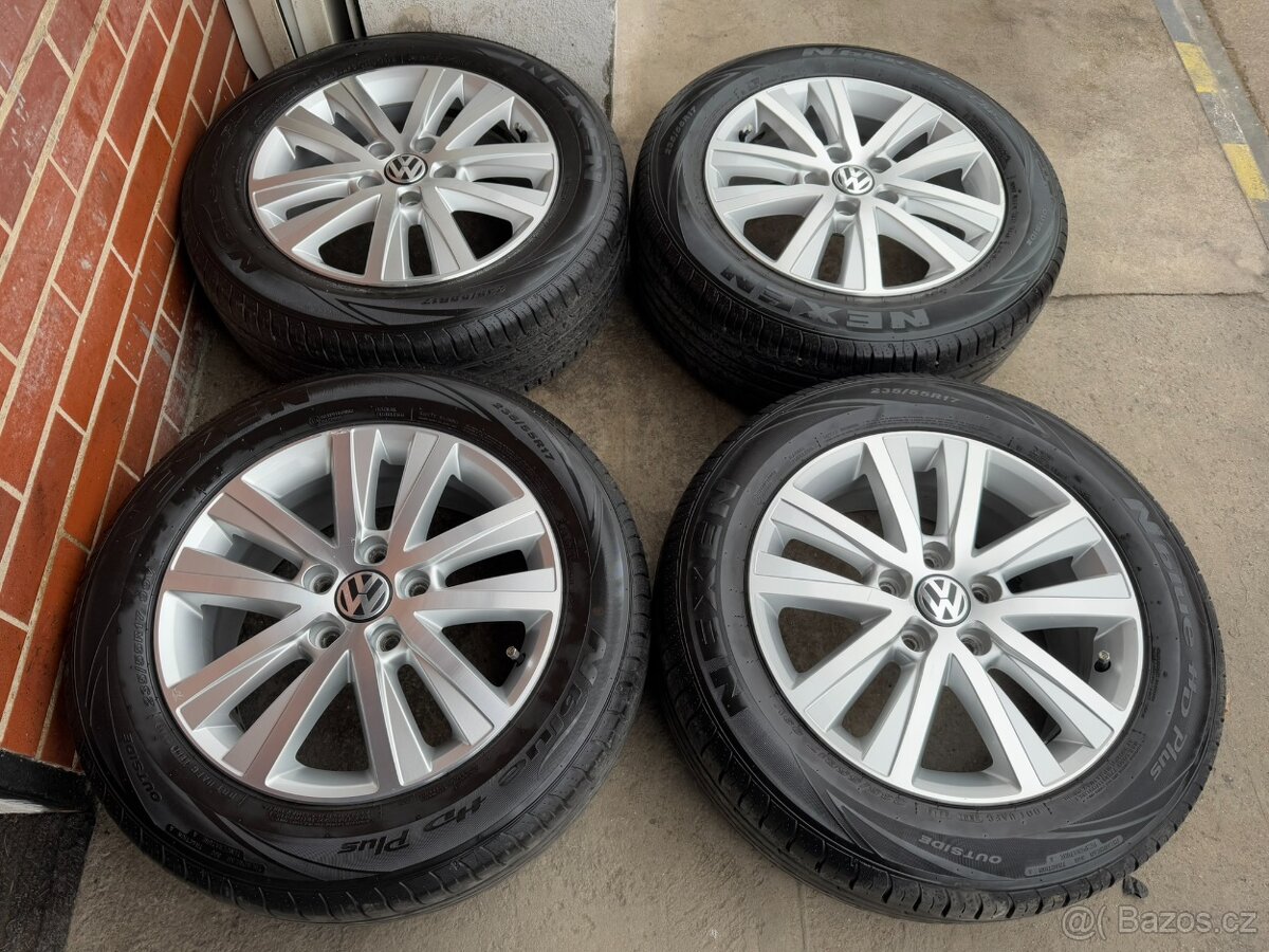 Alu 17" 5x120 Orig VW T5, T6, Cascavel , letní 80% Hezké