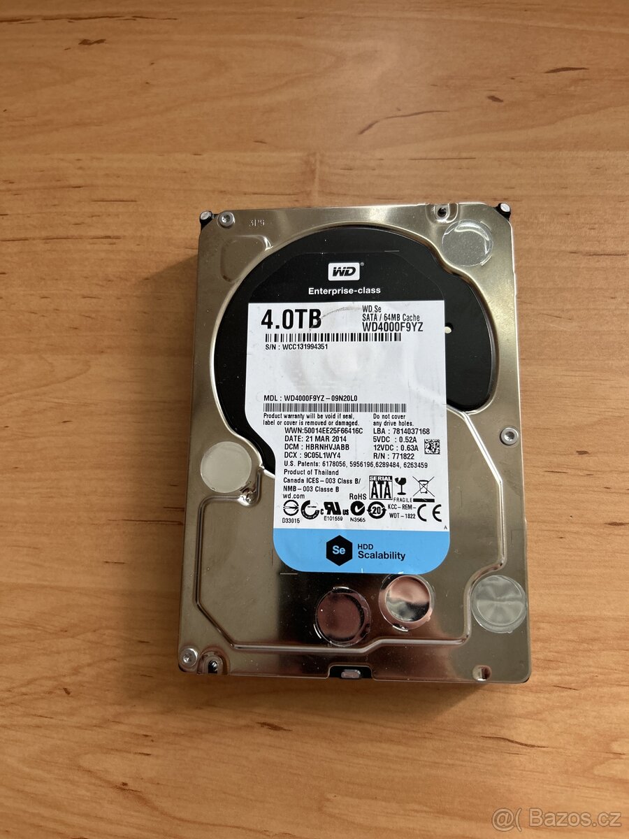 HDD 3”5 4TB disk