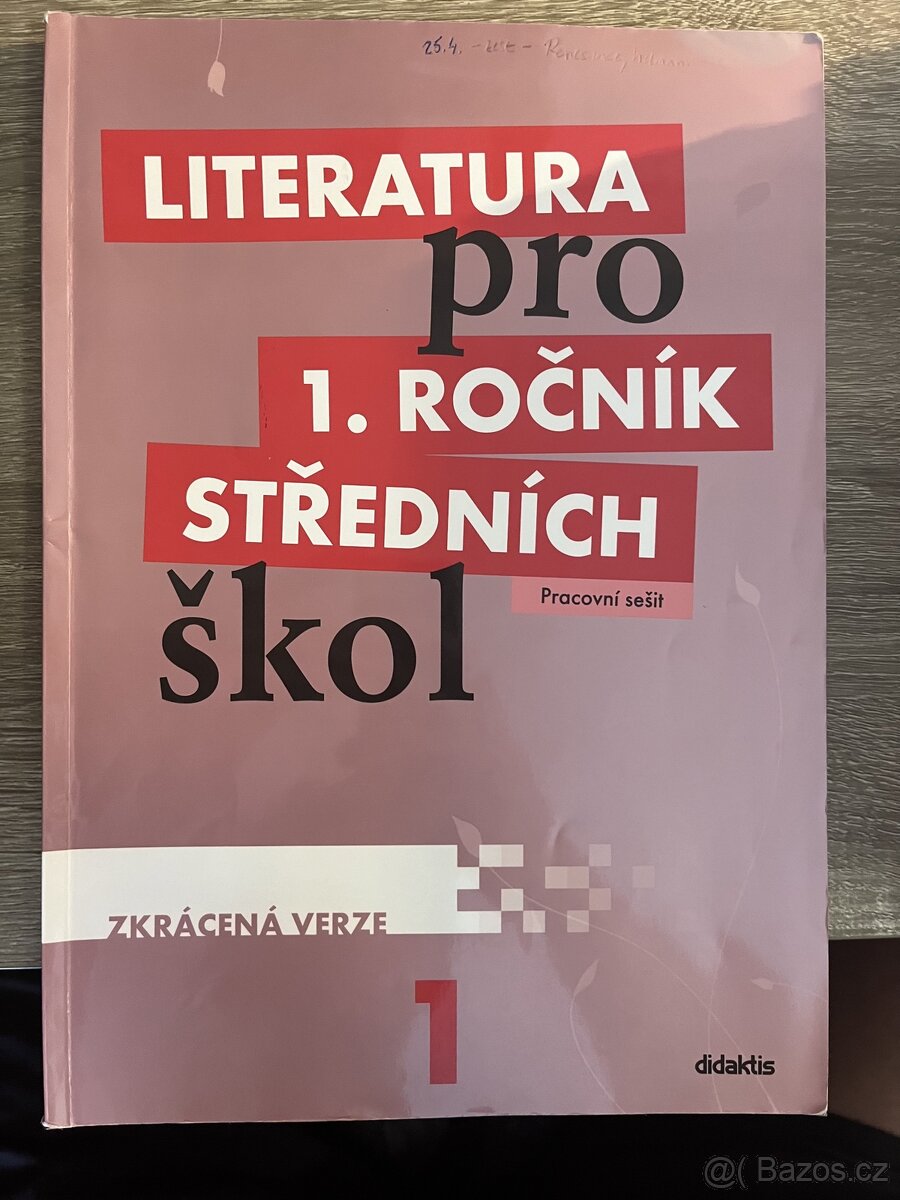 Literatura pro 1. ročník SŠ - zkrácená verze - ps