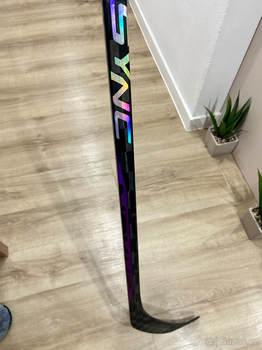 ✅ BAUER SYNC FIALOVÁ + MALÁ OPRAVA 175 CM - P28 - 95 F✅