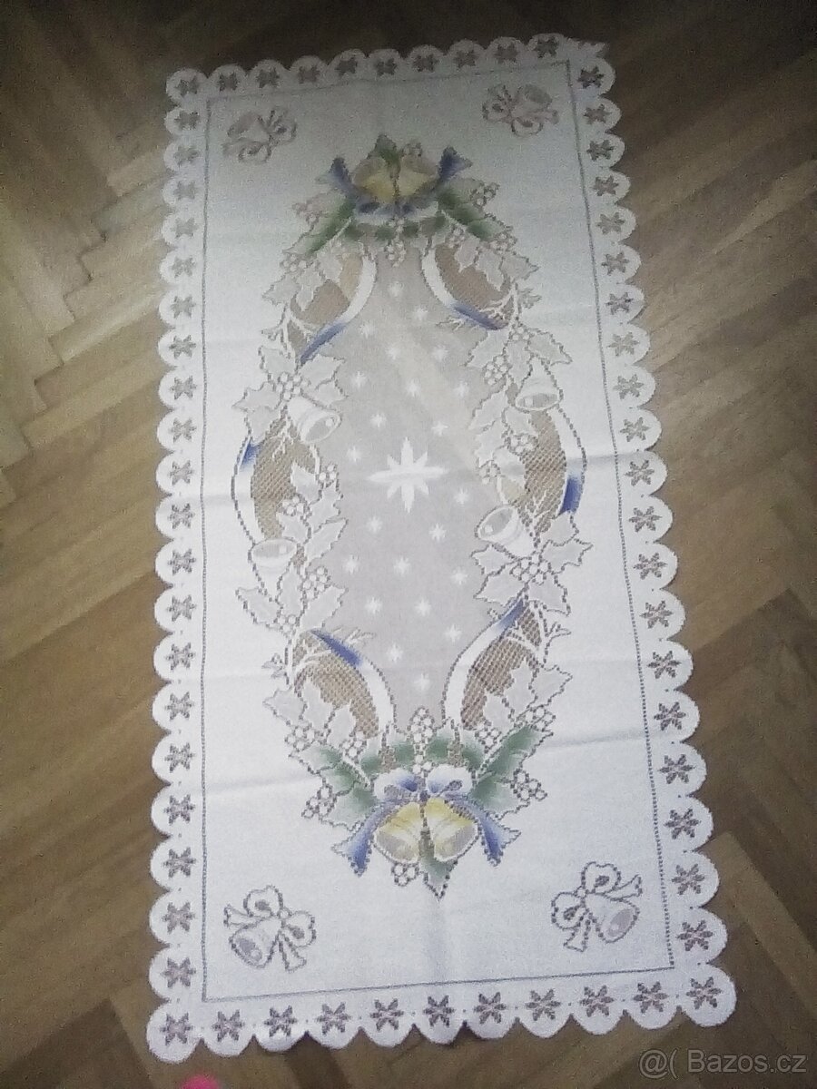 Ubrus vánoční šál  55 x 115 cm