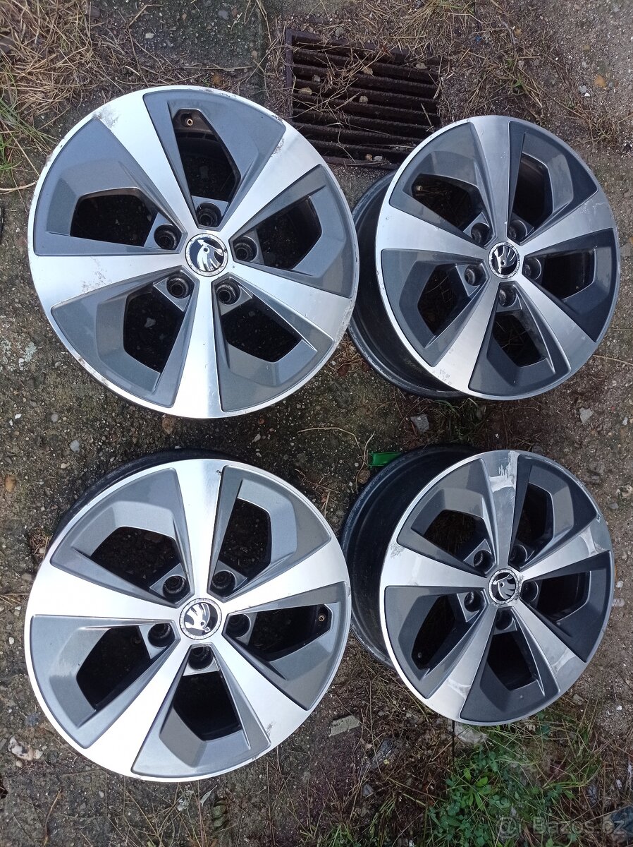 Sada 4x al disků 16" LEPUS ORIGINAL SKODA OCTAVIA III