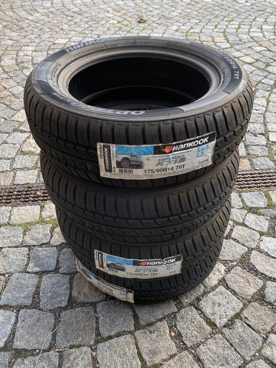 Nové letní pneumatiky Hankook 175/60 R14