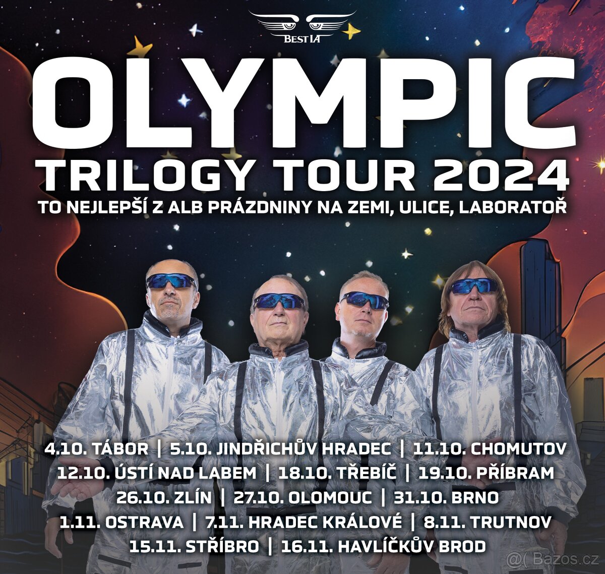 2 vstupenky na Olympic Trilogy Tour 2024