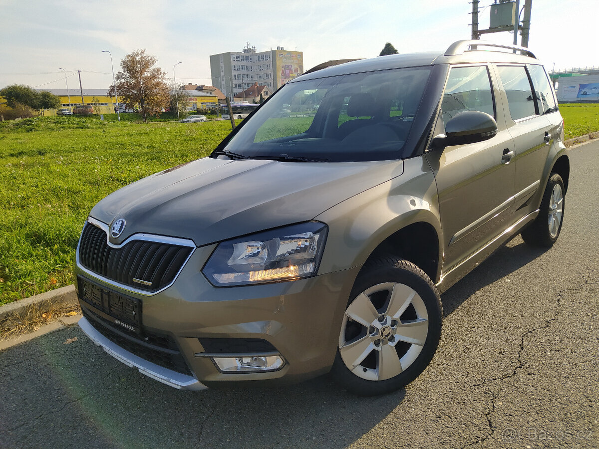 Škoda Yeti 1.6 TDi CR, tempomat,navigace...