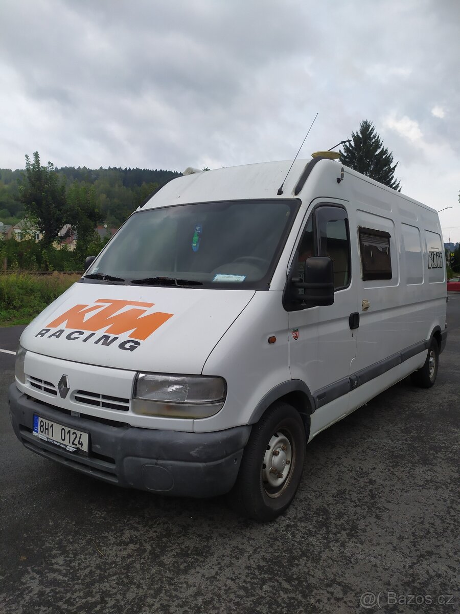 Obytná dodávka Renault master 2,8 Dti