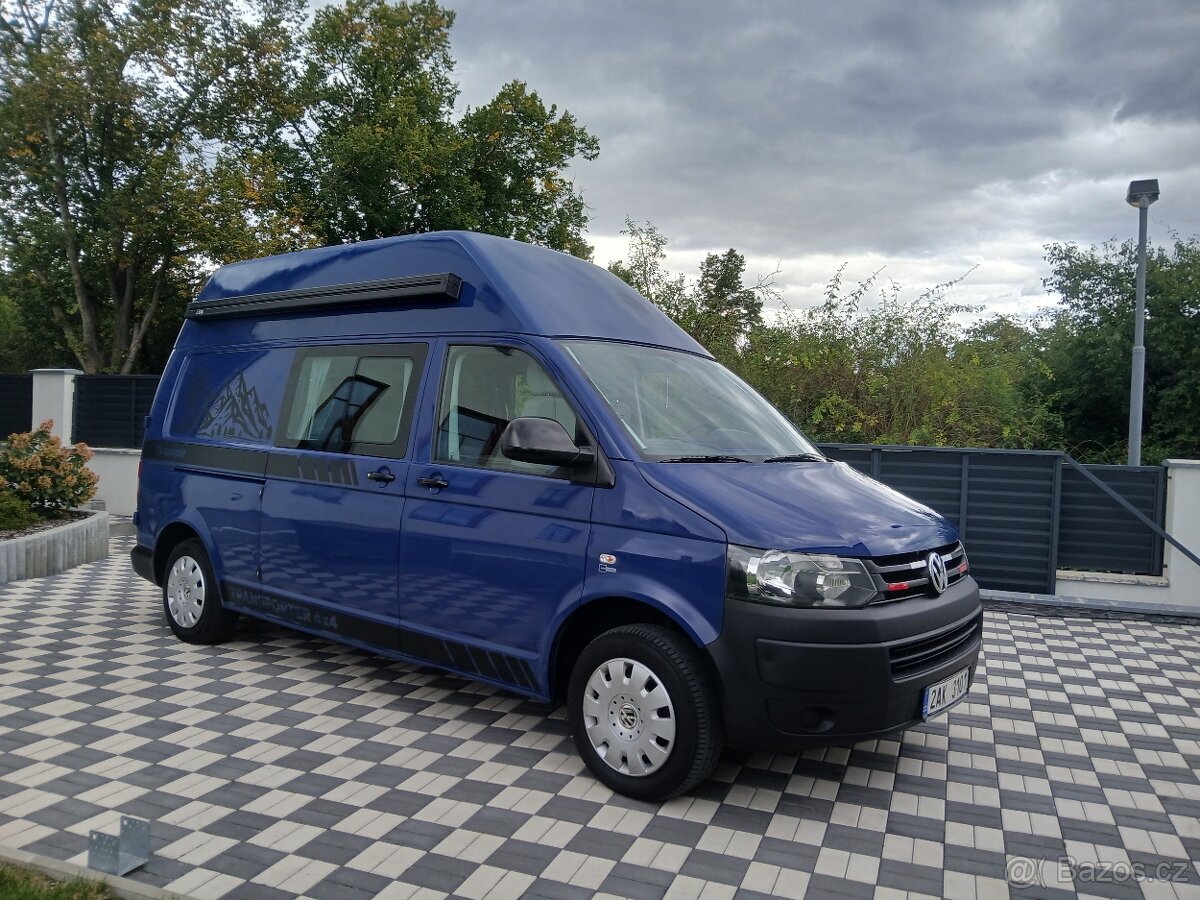 VW Transporter 2.0TDI 4x4 Vysoký,Long 2011 Face,Obytna Vesta