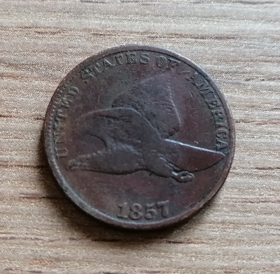 1 Cent 1857 USA mince Spojené státy Americké Severní Amerika