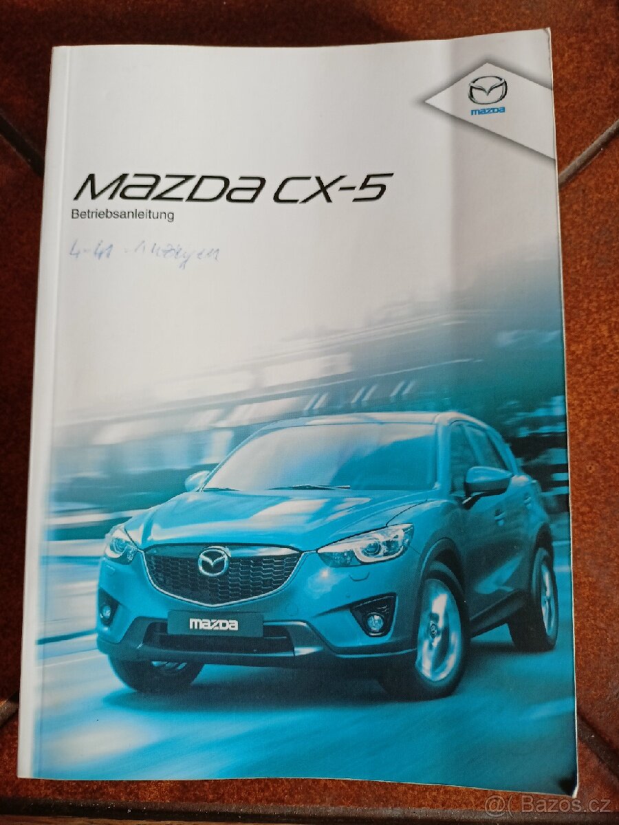 Návod na Mazda cx5  2012 v Němčině.