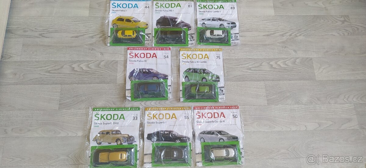 autíčka - modely Škoda