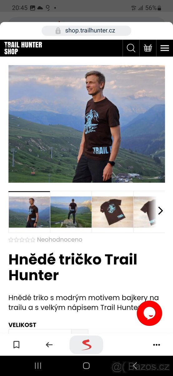 Tričko Trail Hunter velikosti M