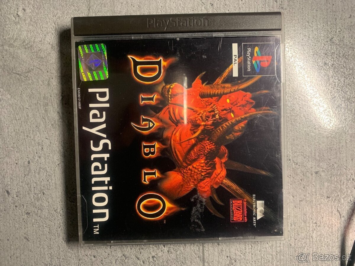 DIABLO 1 PS1 EN verze rarita