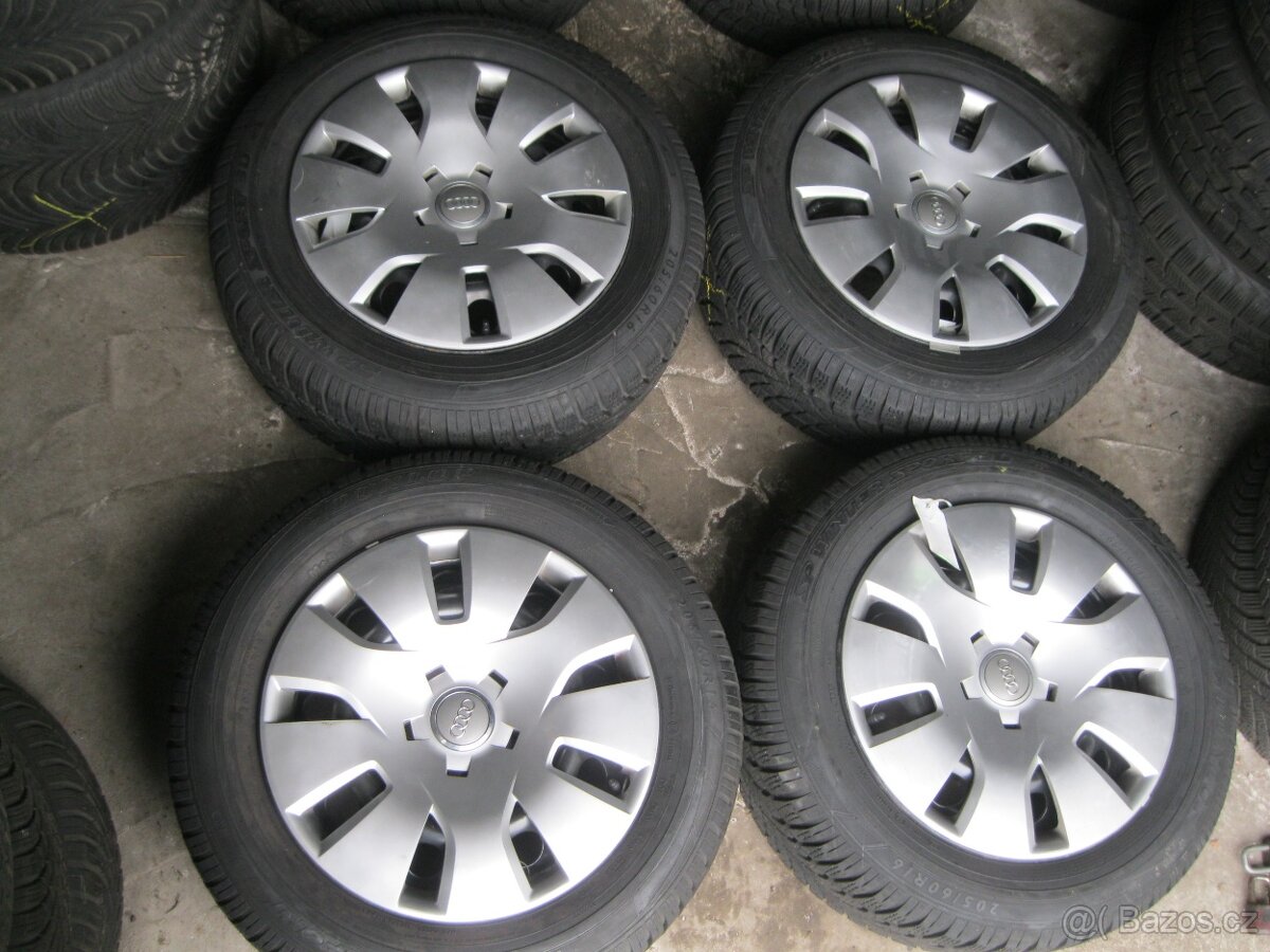 Kola zimní 16", AUDI, MERCEDES, rozteč 5x112, pneu 205/60/16