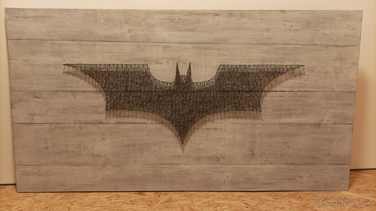 OBRAZ BATMAN - Pin string art