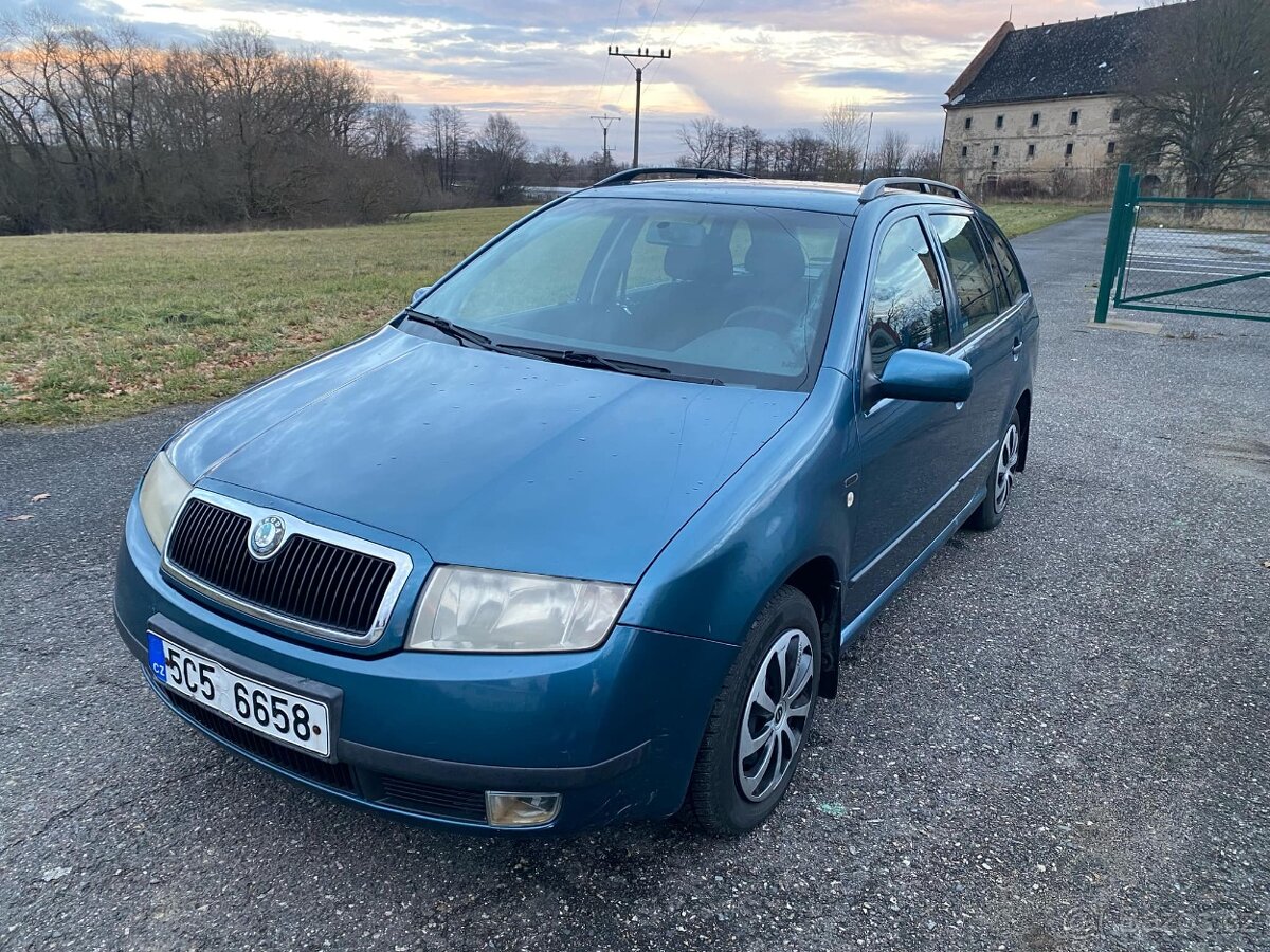 Škoda Fabia 1.4 16V 74kW původ ČR