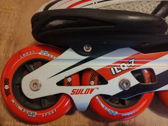 Stylové Inline brusle Sulov vel. 40-41, větší kolečka 90mm - 10