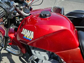 JAWA 350/640 RED STYLE VELOREX SAJDKÁR - 10