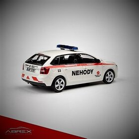 Model ŠKODA Rapid Spaceback (2013) "NEHODY DP" Abrex 1/43 - 10