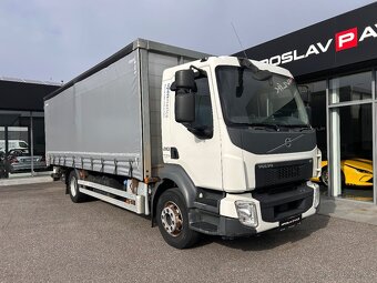 Prodám Volvo FL 210, hydraulické čelo, valník + plachta - 10