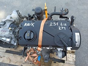 MOTOR VW 1.9 TDi 96KW – typ AWX – ZÁRUKA, DOKLAD, DPH - 10