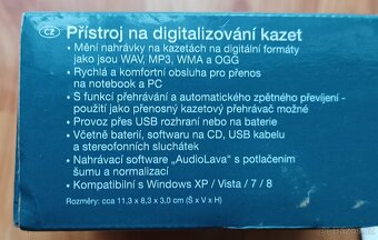 Walkman s funkcí Digitiseru, převodu hudby do MP3 - 10