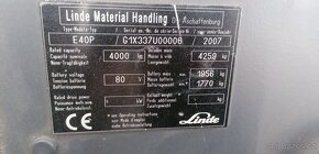 LINDE E40P aku baterie 100% - rezervováno - 10