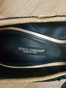 Lodičky Dolce Gabbana vel.38 pc: 28.000kč - 10