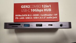 AXAGON HMC-12GM2, USB-C  hub, slot na m.2 ssd - 10