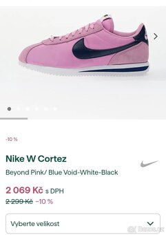 Nové dámské tenisky Nike cortez,  velikost 39 - 10