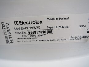 Nabízím pračku Elektrolux přední plnění  na 7kg prádla. Plně - 10