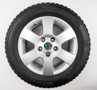 Škoda Octavia - Originání 15" alu kola - Zimní pneu - 10